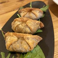  Fake Hoisin duck dumplings  at Harbour Kitchen in Cowes