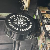   at Por Siempre Vegana Taquería in Mexico City