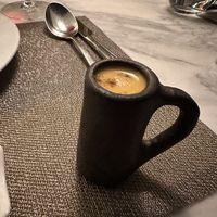 Pumpkin soup  at Indian Accent in New York City