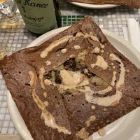 Potato and mushroom vegan galette. Wow!  at Chez Germain in Paris