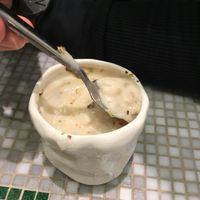 Marguerite (almond cream with the missing orange blossom, pistachios, almonds and hazelnuts) at Chez Germain in Paris