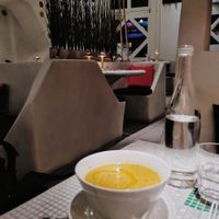 Mango gazpacho at Chez Germain in Paris
