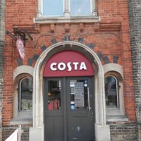 Costa Coffee entrance at Costa Coffee in Swaffham