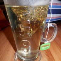 Peppermint tea at Costa Coffee in Swaffham