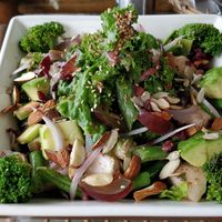 Forest salad - interesting list of ingredients! at Forest & Plate in Kathmandu