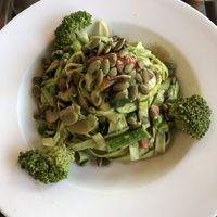 Veggie pasta no Parmesan   at Forest & Plate in Kathmandu