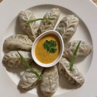 Vegan momo  at Forest & Plate in Kathmandu