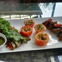 Veganized veggie starter platter at Forest & Plate in Kathmandu
