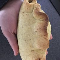 Vegan curry pasty. Was really good! at Sandford's Bakery in Great Torrington