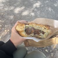 vegetarian pie (vegan)  at Fergbaker in Queenstown