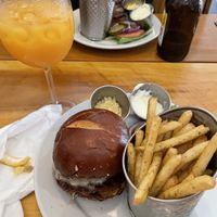 Delicious impossible burger at Bird's Nest Cafe in Nashville