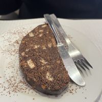salame de chocolate #Veganuary at Ki Macrobiotico in Aveiro