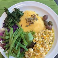 plate of the day at Ki Macrobiotico in Aveiro