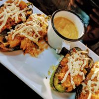 Stuffed jalapeños  at Veggie Del Sol in Brownsville