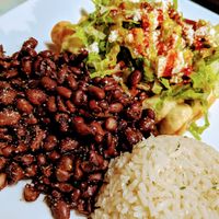 Flautas at Veggie Del Sol in Brownsville