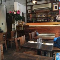 Inside restaurant at Mrs. An Thai in New York City