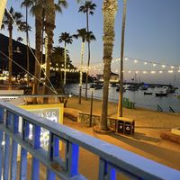 Dinner with a view  at Steve's Steakhouse in Santa Catalina Island
