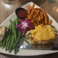 Cauliflower steak dinner  at Steve's Steakhouse in Santa Catalina Island
