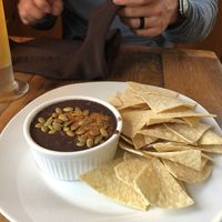 Borracho bean dip at Ravens' Restaurant in Mendocino