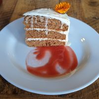Carrot Cake at Ravens' Restaurant in Mendocino