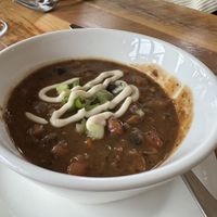 Chili  at Ravens' Restaurant in Mendocino