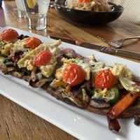 Flatbread  at Ravens' Restaurant in Mendocino