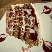 Carrot cake   at Ravens' Restaurant in Mendocino