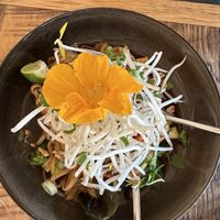 Pad Thai (a bit sweet)  at Ravens' Restaurant in Mendocino