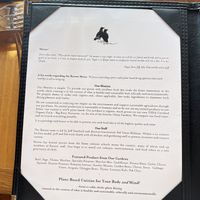   at Ravens' Restaurant in Mendocino