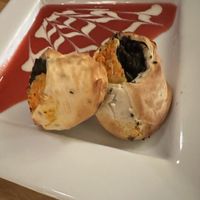 Sea palm strudel   at Ravens' Restaurant in Mendocino