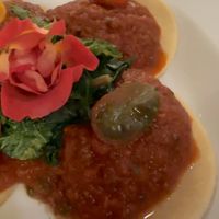 Ravioli   at Ravens' Restaurant in Mendocino