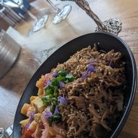 King oyster mushroom bowl at Ravens' Restaurant in Mendocino