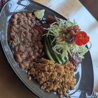 Enchiladas at Ravens' Restaurant in Mendocino
