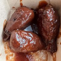 Only 3 wings😩 so yummy but wish I had more for almost $8  at Plant Slayer in Fresno