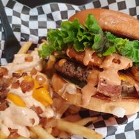 Campfire Burger at Plant Slayer in Fresno