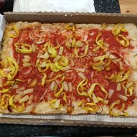 Vegan pizza at Buddy's Pizza in Ann Arbor