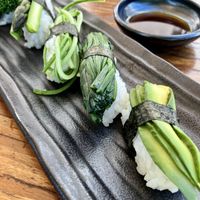Mixed veggie nigiri  at Zushi in Barangaroo