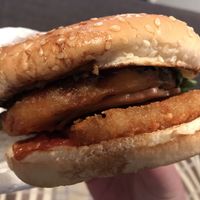 Vegan burger  at Big Gary's in Christchurch