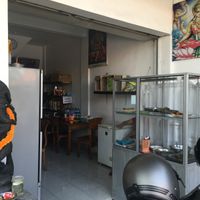 Cosy and plenty of incense  at Narayana Vegetarian in Kerobokan Kelod