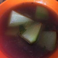 Cucumber soup at Narayana Vegetarian in Kerobokan Kelod