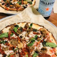 EPIC VEGAN PIZZA!!!! at Pieology - MGM Grand in Las Vegas