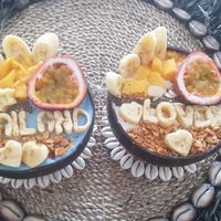 Blue Mermaid & Sports Bowl at Beach Coconuts Bowls in Koh Phangan