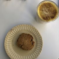 Cookie et lait d’or  at La Popote D'Ondine in Nice