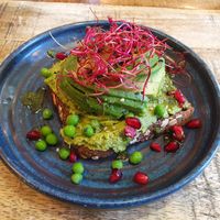 Green toast at La Popote D'Ondine in Nice