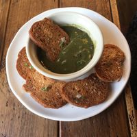 This soup was so delicious!  at Hypha in Chester