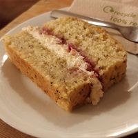 Lemon cake at Hope and Lane in Deal