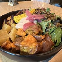 Golden bowl  at Kitchen & Coffee in Beacon