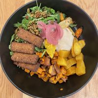 Golden bowl   at Kitchen & Coffee in Beacon