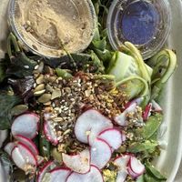 Green Goddess Bowl - to go + hummus   at Kitchen & Coffee in Beacon