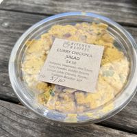 Curry chickpea salad  at Kitchen & Coffee in Beacon